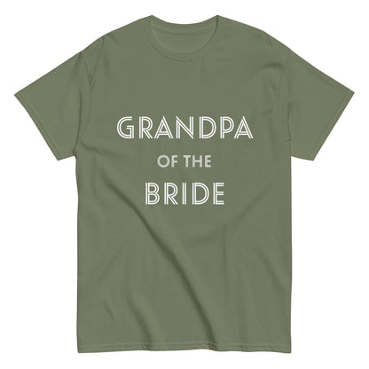 Funny Grandpa of the Bride T-shirt