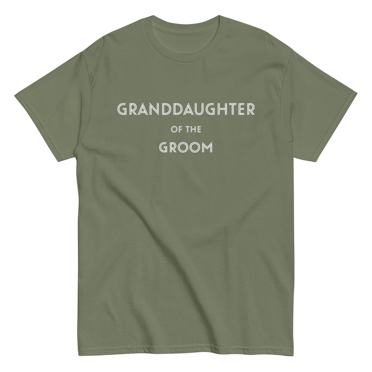 Funny Granddaughter of the Groom T-shirt