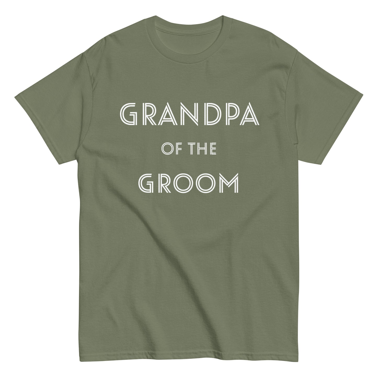 Funny Grandpa of the Groom T-shirt