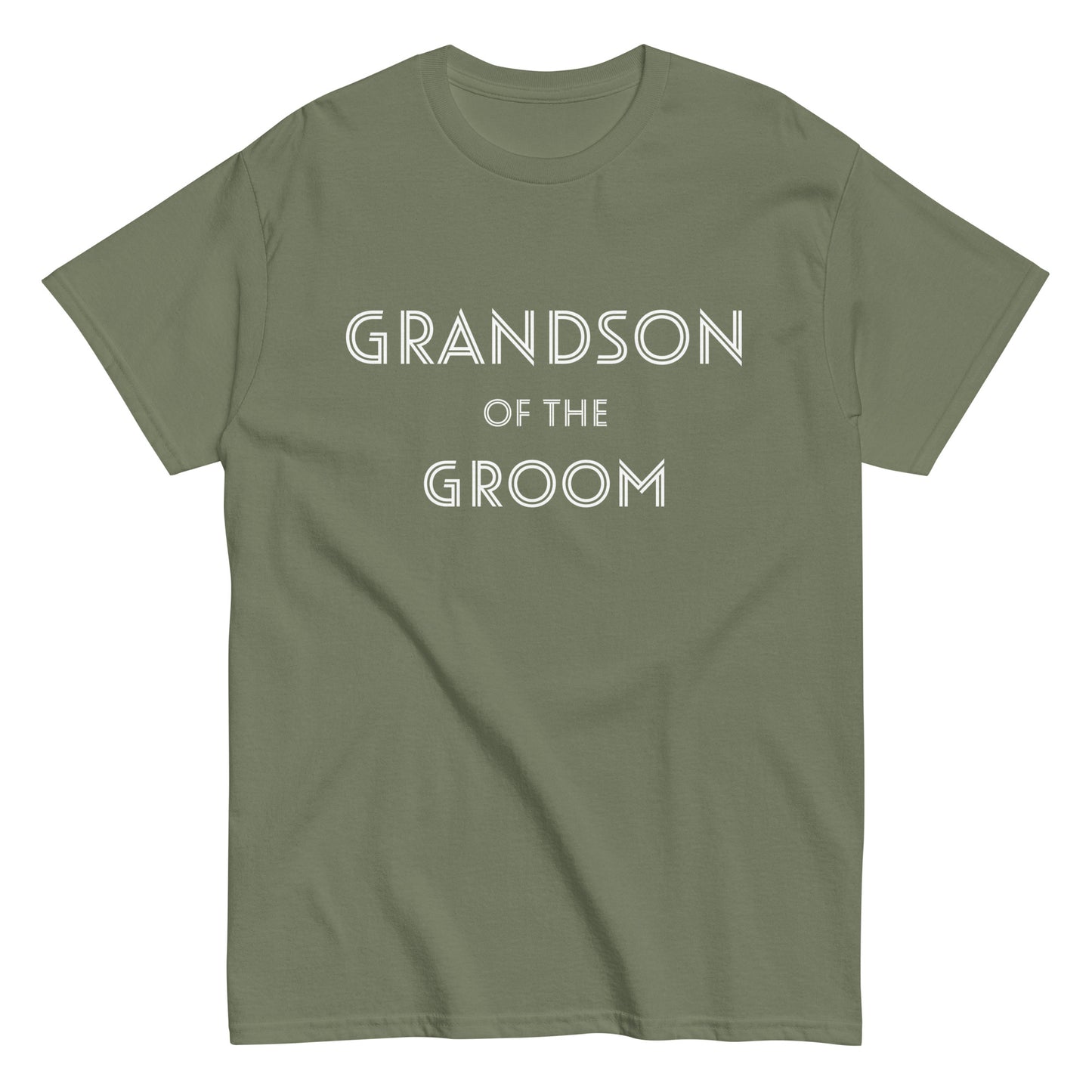 Funny Grandson of the Groom T-shirt