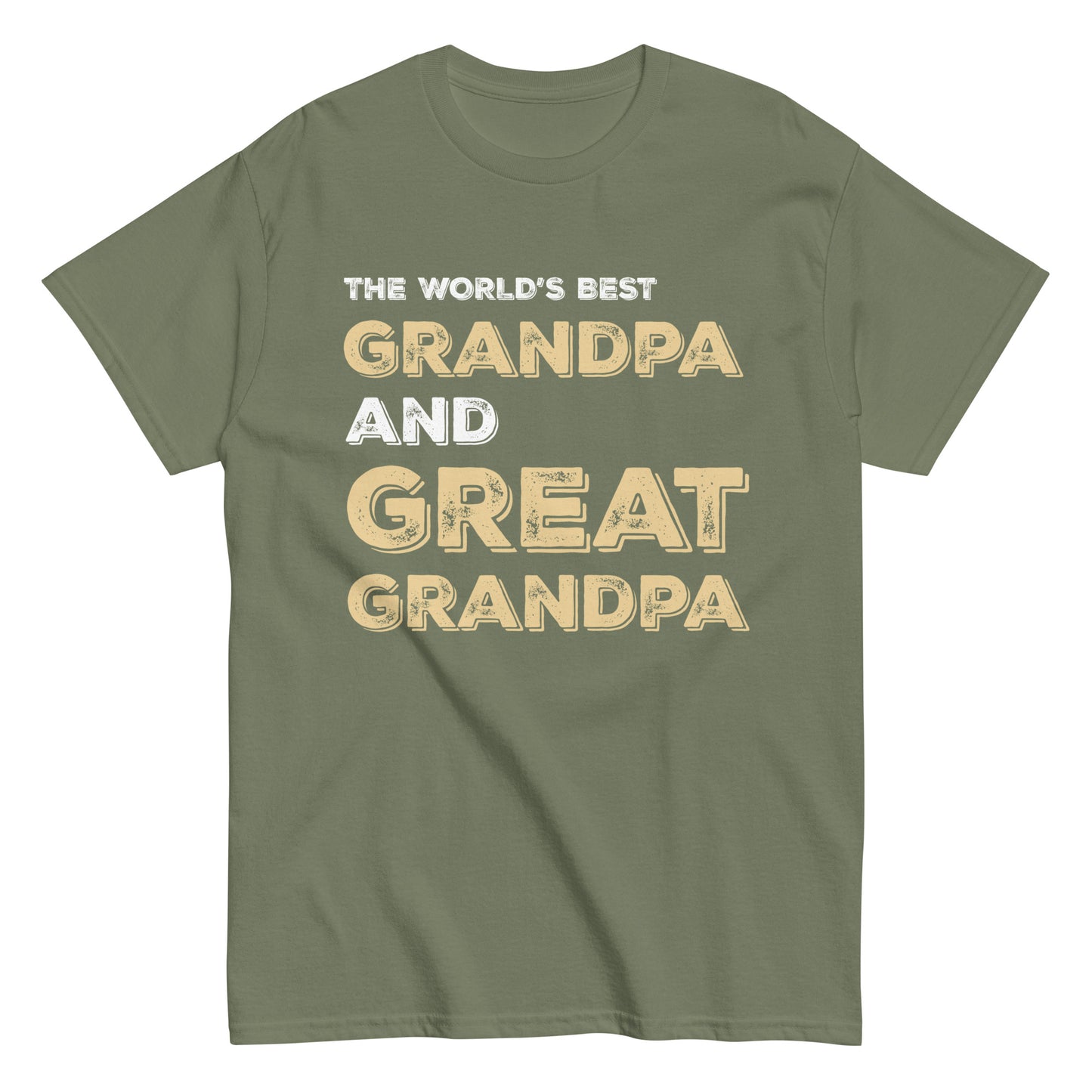 Funny The World’s Best Grandpa and Great Grandpa T-shirt