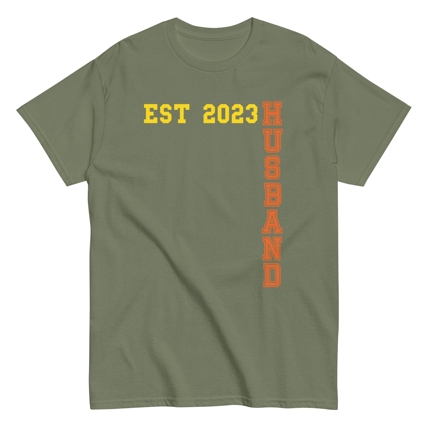 Funny Husband Est 2023 Cool T-shirt