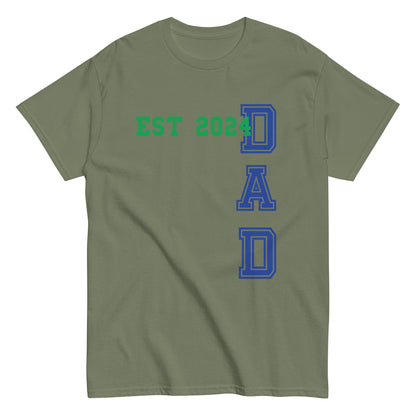Funny Dad Est 2024 Cool T-shirt