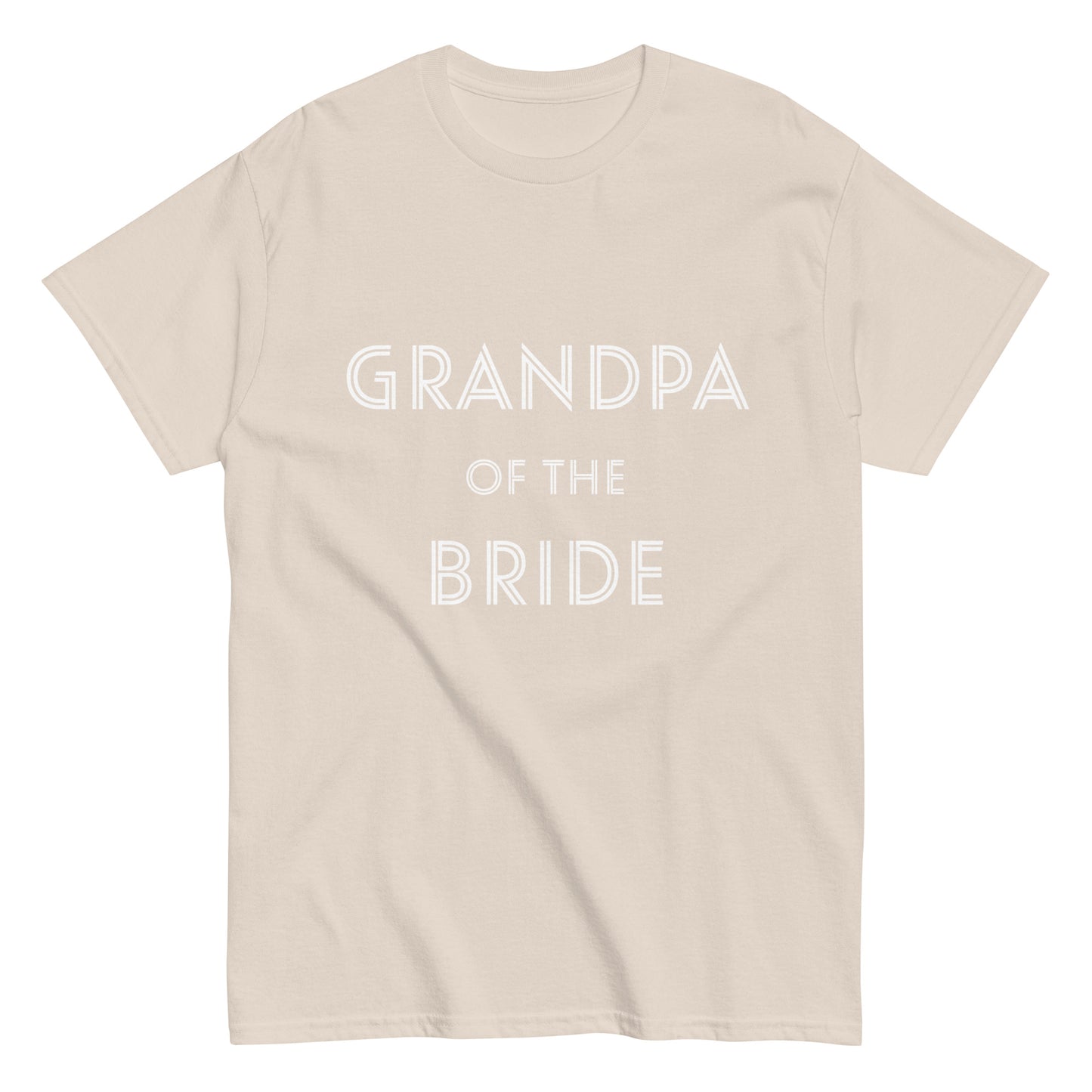 Funny Grandpa of the Bride T-shirt