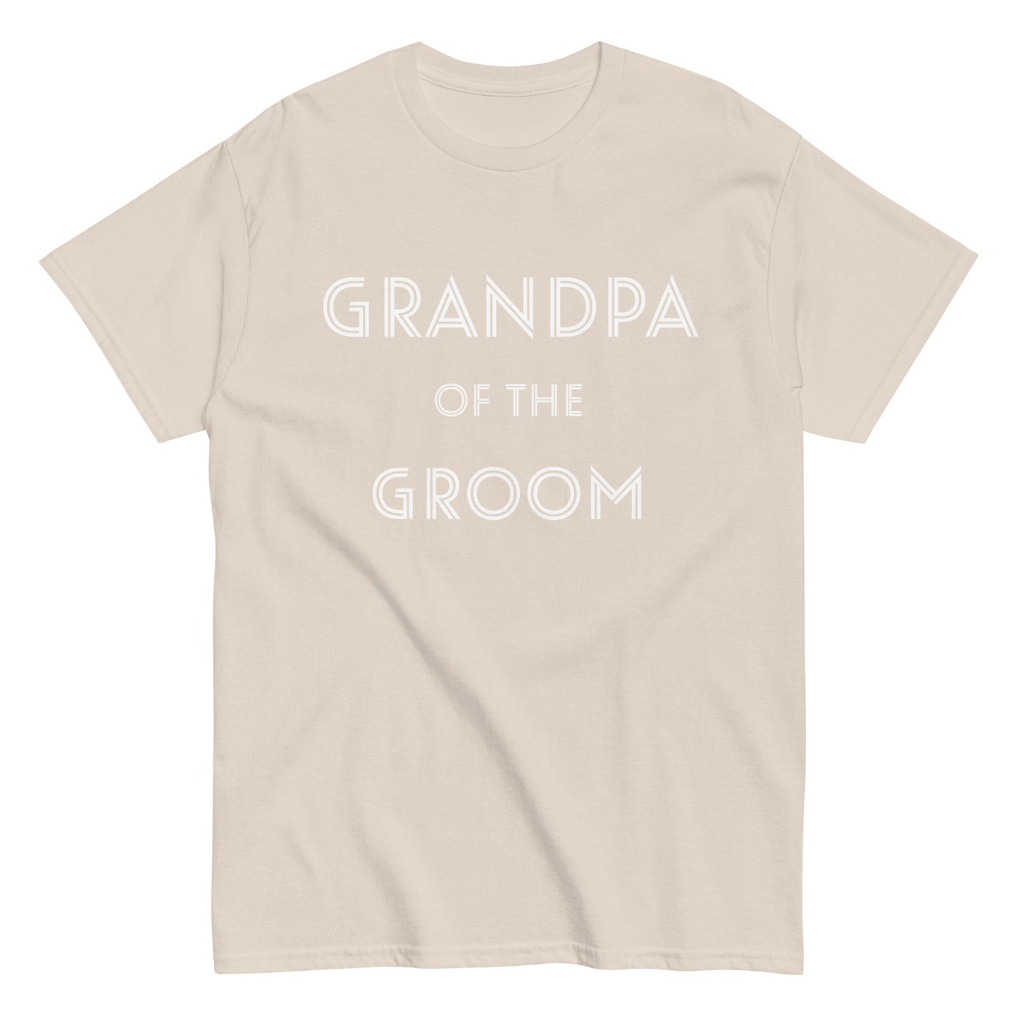 Funny Grandpa of the Groom T-shirt