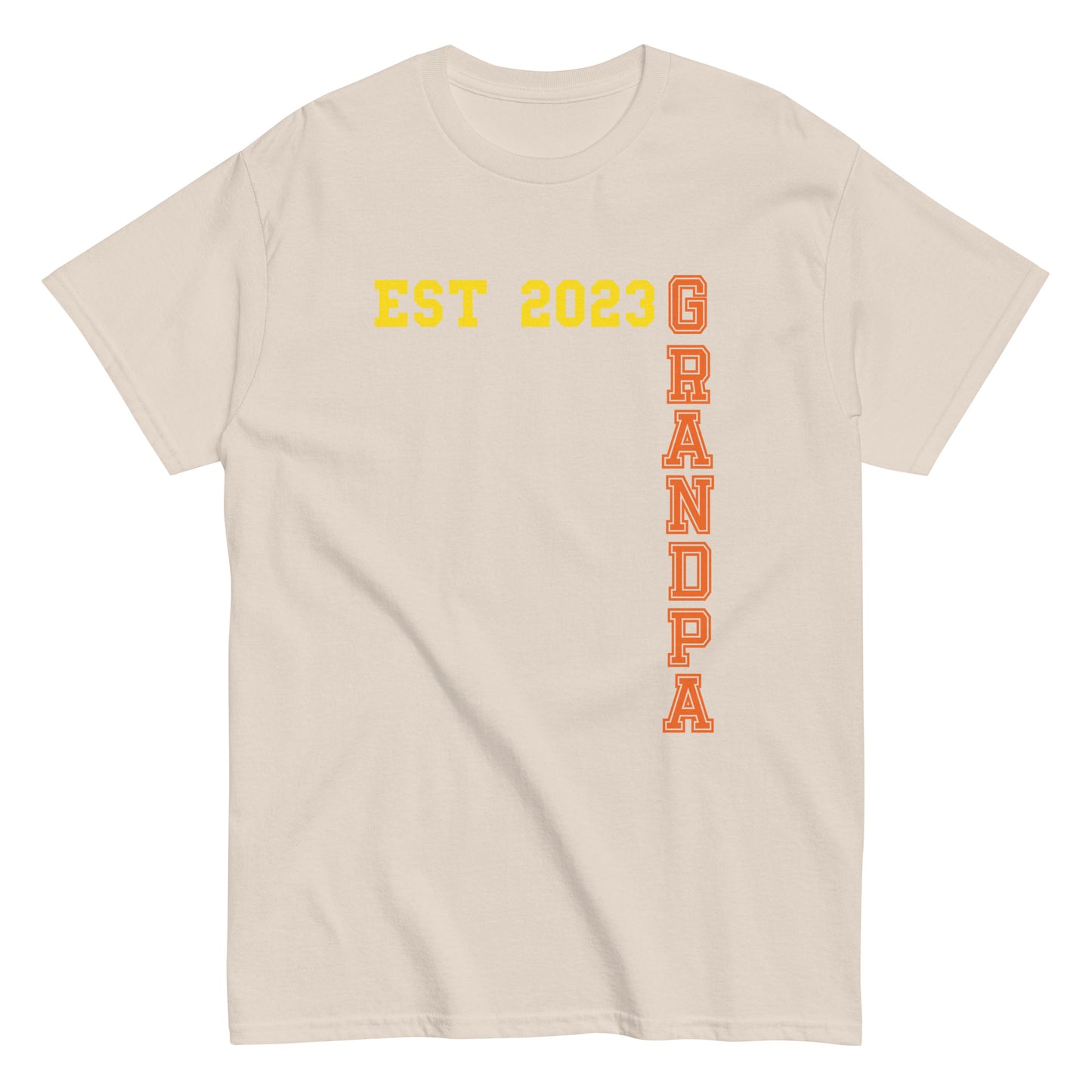 Funny Grandpa Est 2023 Cool T-shirt