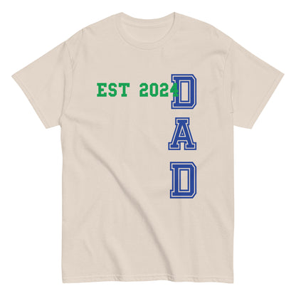 Funny Dad Est 2024 Cool T-shirt