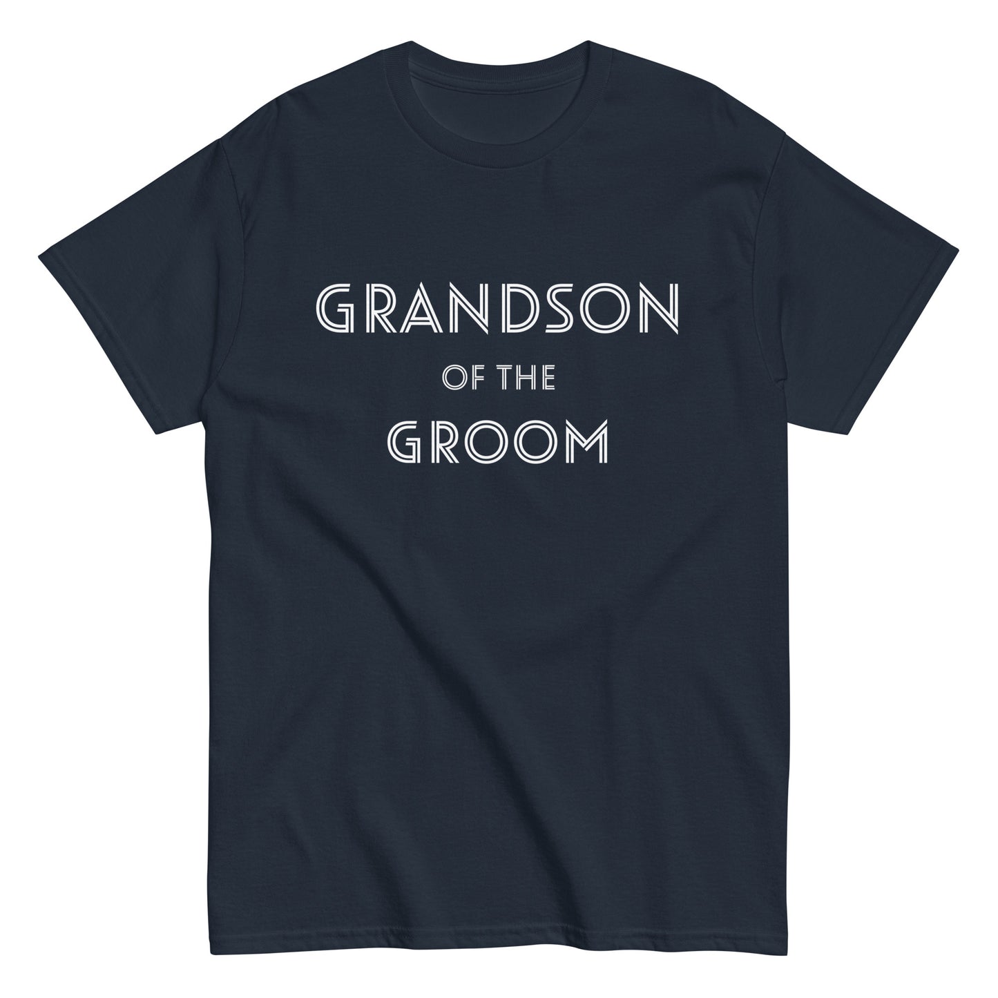 Funny Grandson of the Groom T-shirt