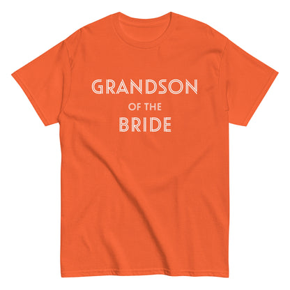 Funny Grandson of the Bride T-shirt