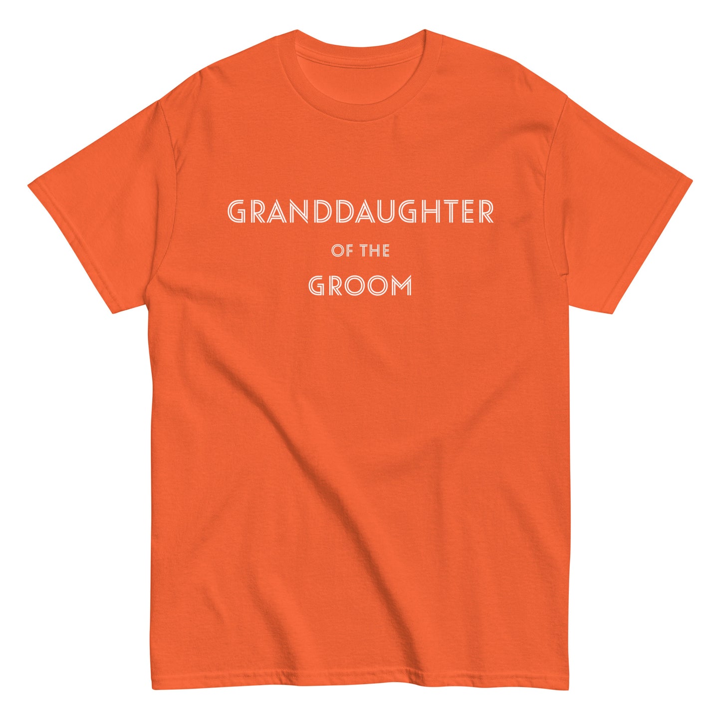 Funny Granddaughter of the Groom T-shirt