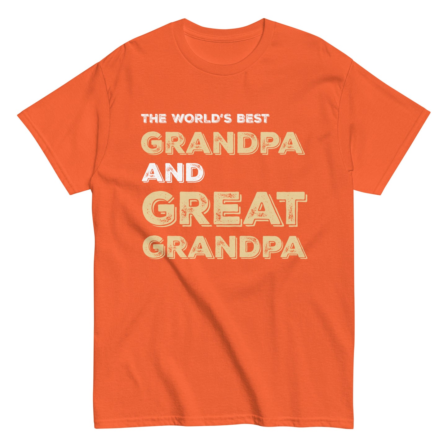 Funny The World’s Best Grandpa and Great Grandpa T-shirt