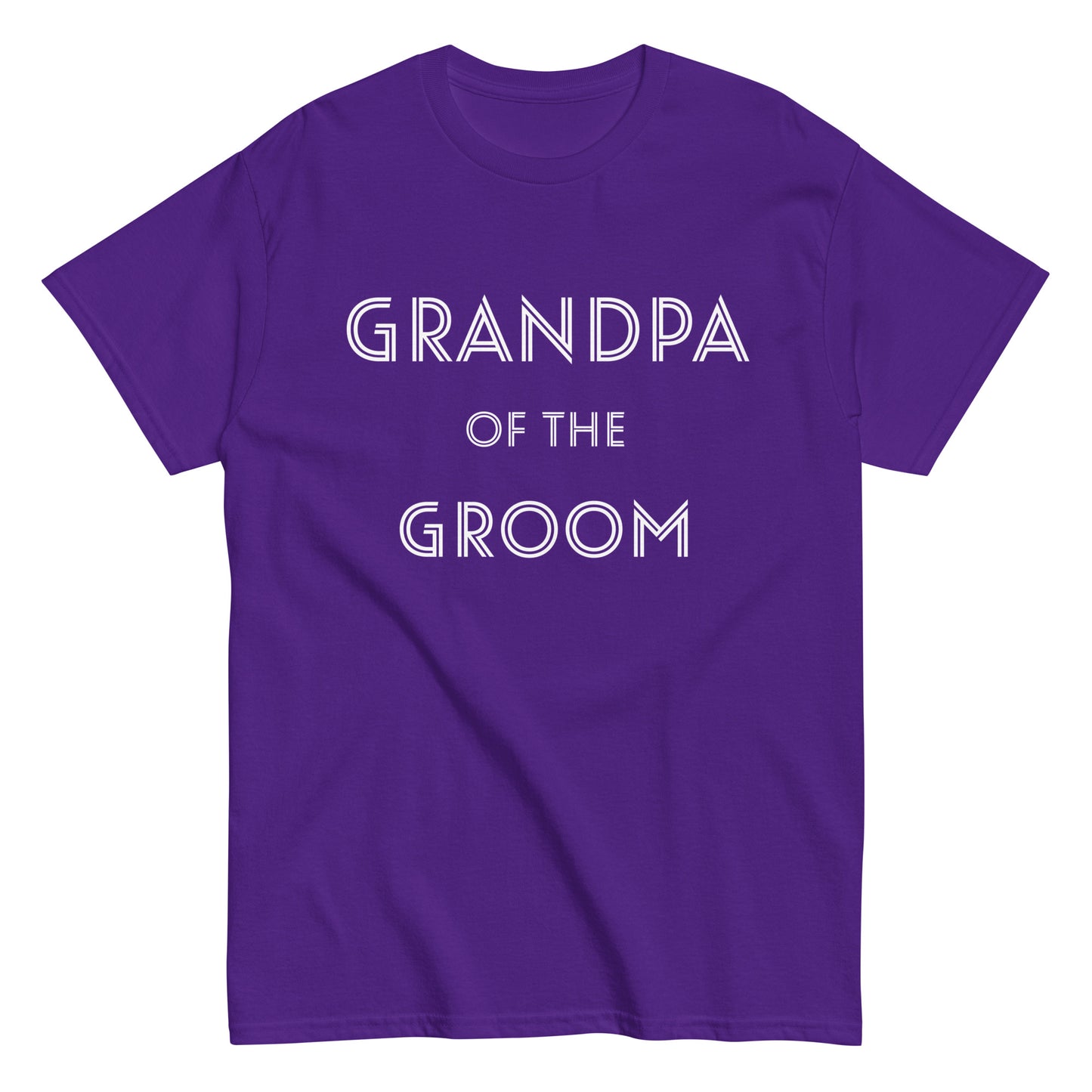 Funny Grandpa of the Groom T-shirt