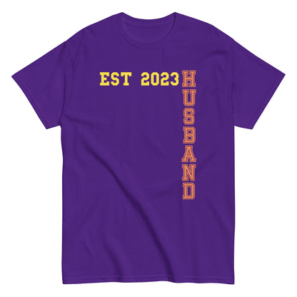 Funny Husband Est 2023 Cool T-shirt