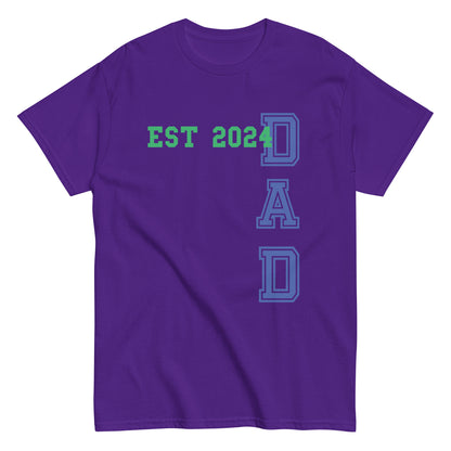 Funny Dad Est 2024 Cool T-shirt