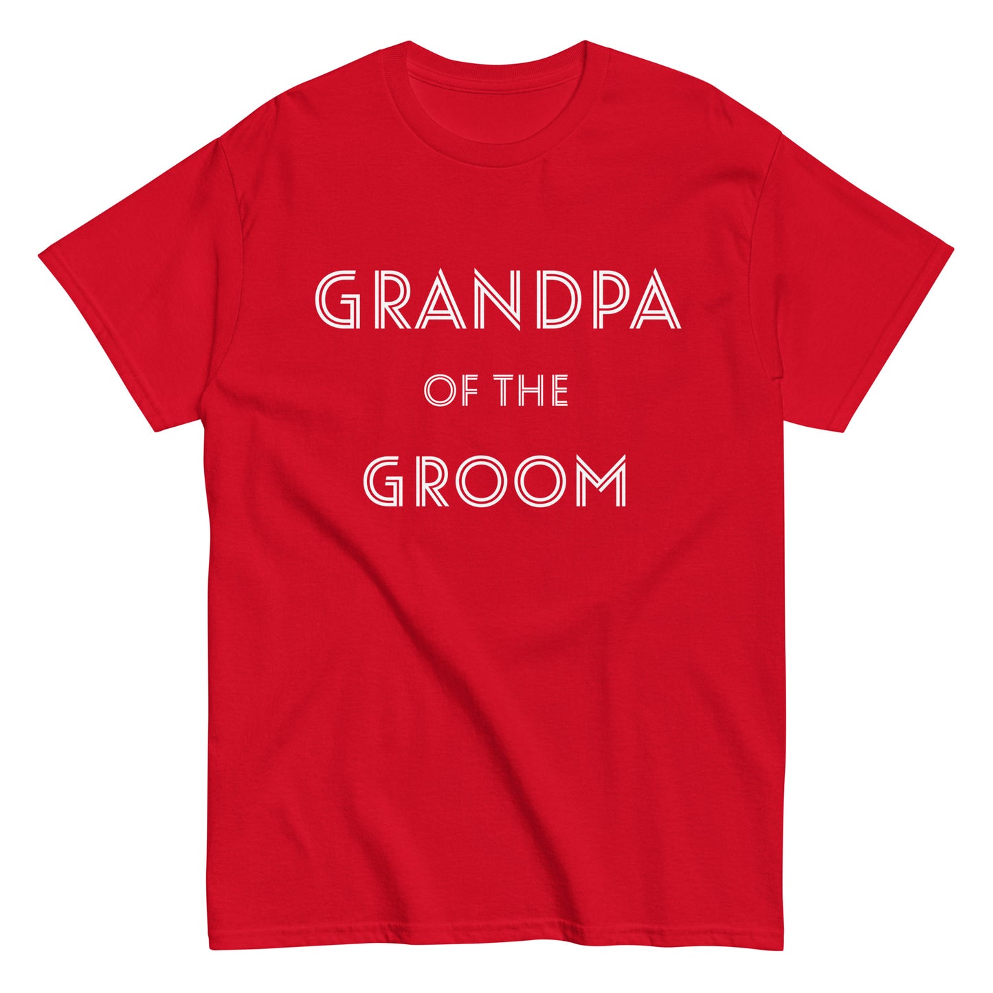 Funny Grandpa of the Groom T-shirt