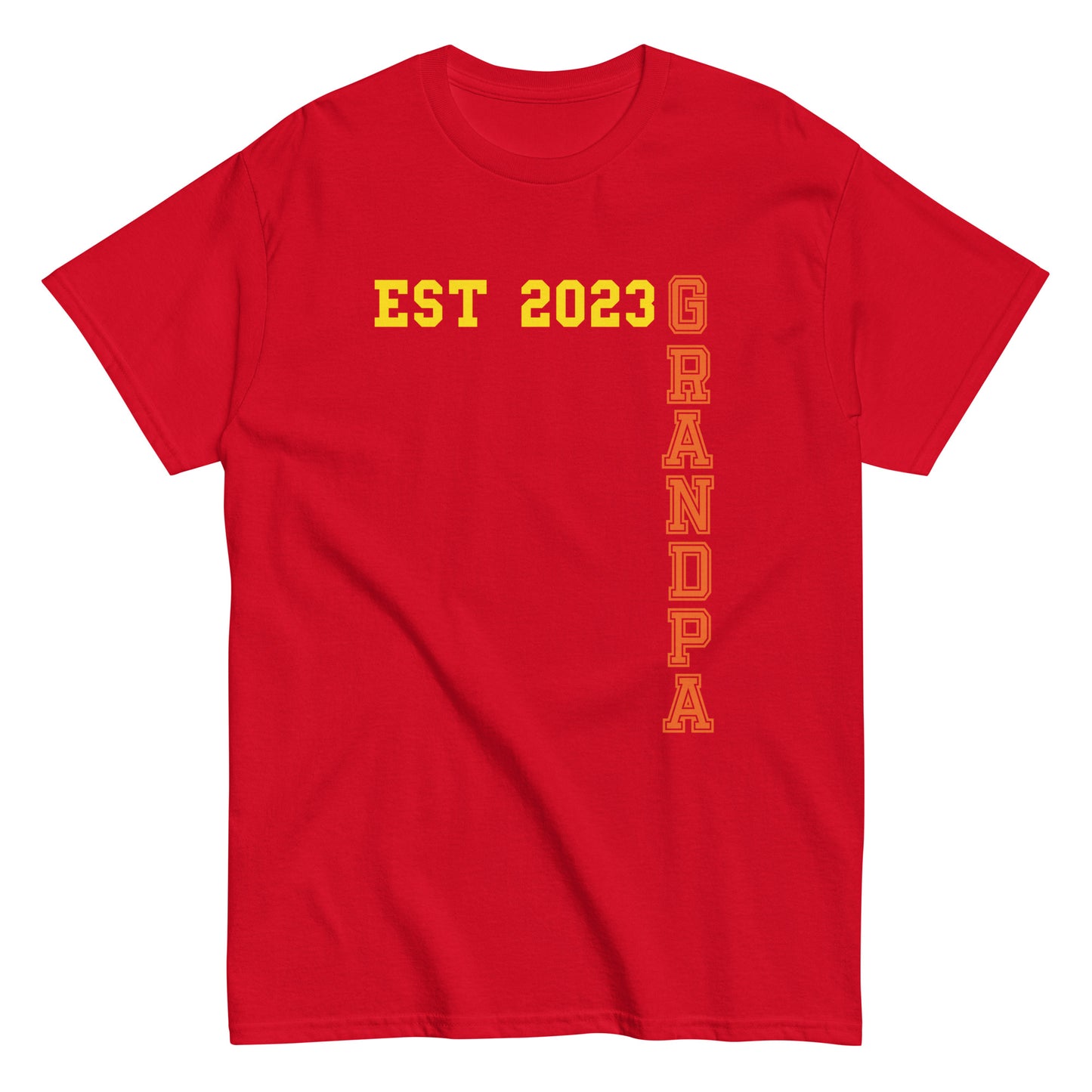 Funny Grandpa Est 2023 Cool T-shirt