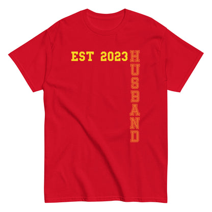 Funny Husband Est 2023 Cool T-shirt