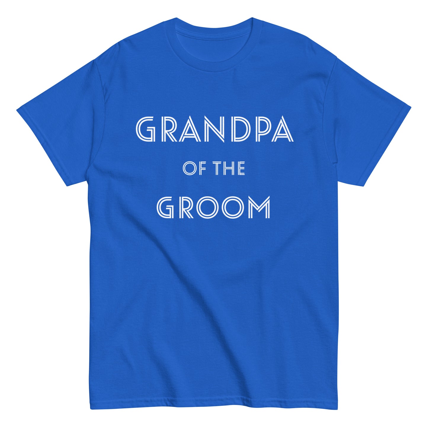 Funny Grandpa of the Groom T-shirt