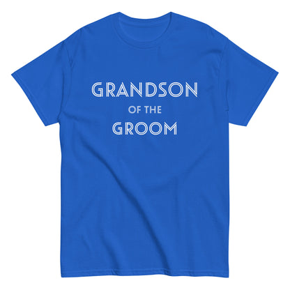 Funny Grandson of the Groom T-shirt