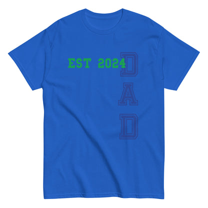 Funny Dad Est 2024 Cool T-shirt
