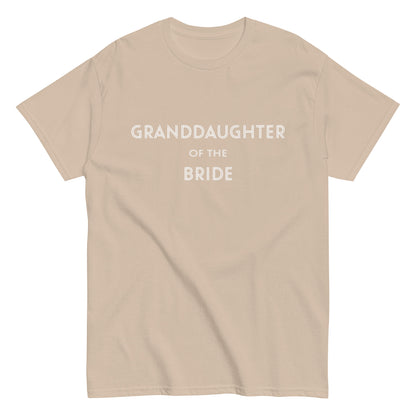 Funny Granddaughter of the Bride T-shirt