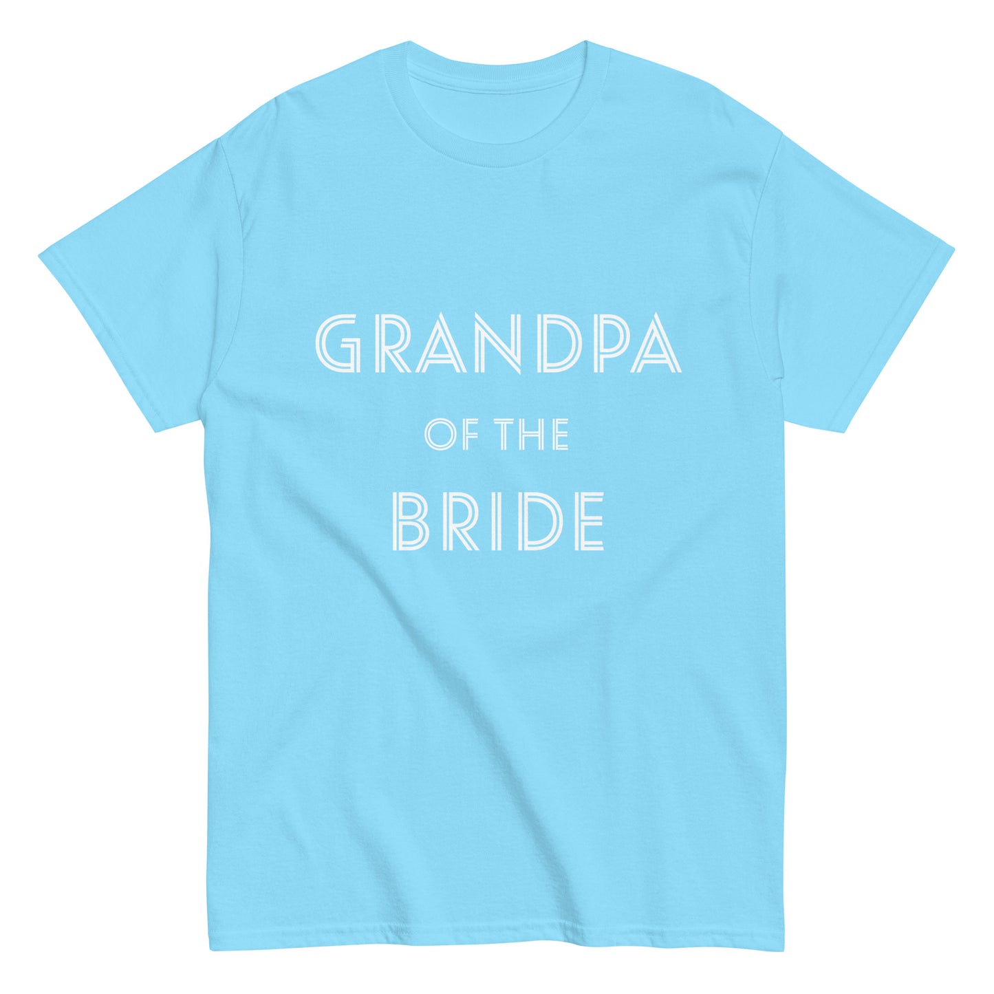 Funny Grandpa of the Bride T-shirt