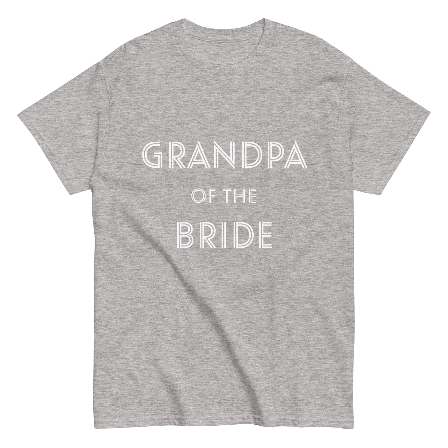 Funny Grandpa of the Bride T-shirt