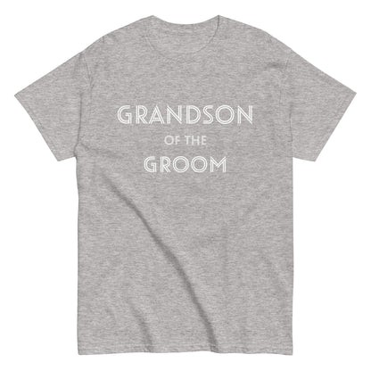 Funny Grandson of the Groom T-shirt